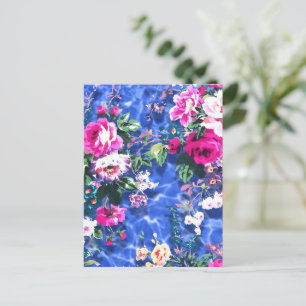 Bouquets with roses postcard
