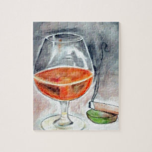 Bourbon and Smoke Jigsaw Puzzle