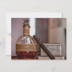 BOURBON & CIGAR Postcard