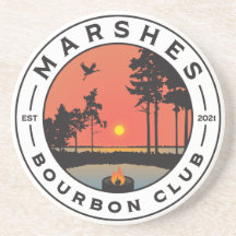 Bourbon Club Coaster