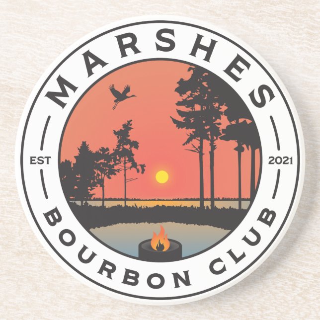 Bourbon Club Coaster (Front)