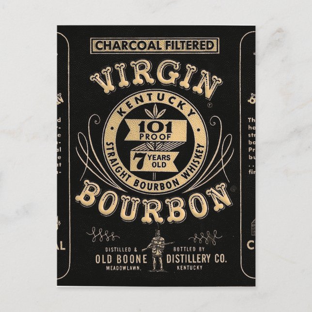Bourbon commercial postcard (Front)