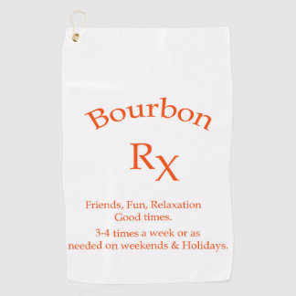bourbon golf towel