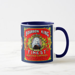 Bourbon King Finest Roasted Coffees Mug