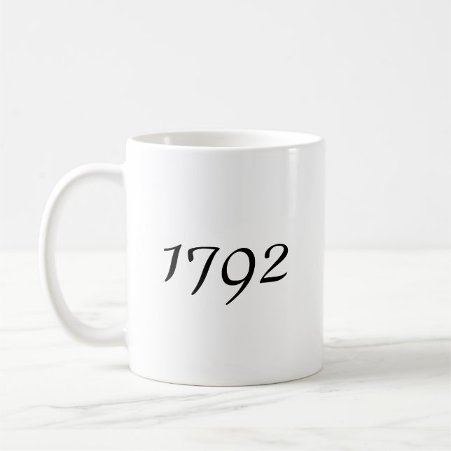 Bourbon lover black and white Coffee Mug (Left)