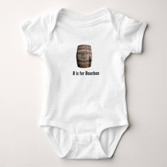 Bourbon Onsie Baby Bodysuit (Front)