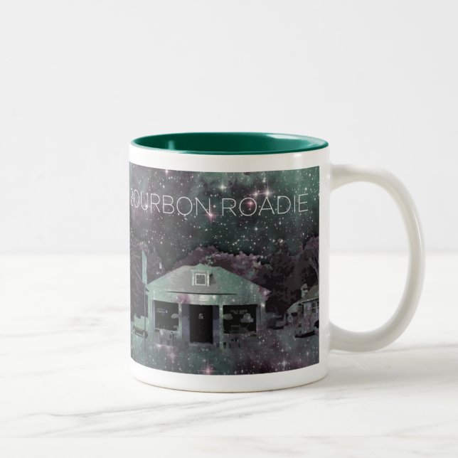 Bourbon Roadie Starry Night Two-Tone Coffee Mug (Right)
