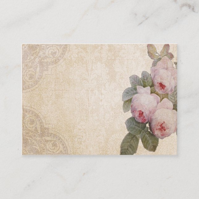 Bourbon Rose Special Event Place Card (Front)