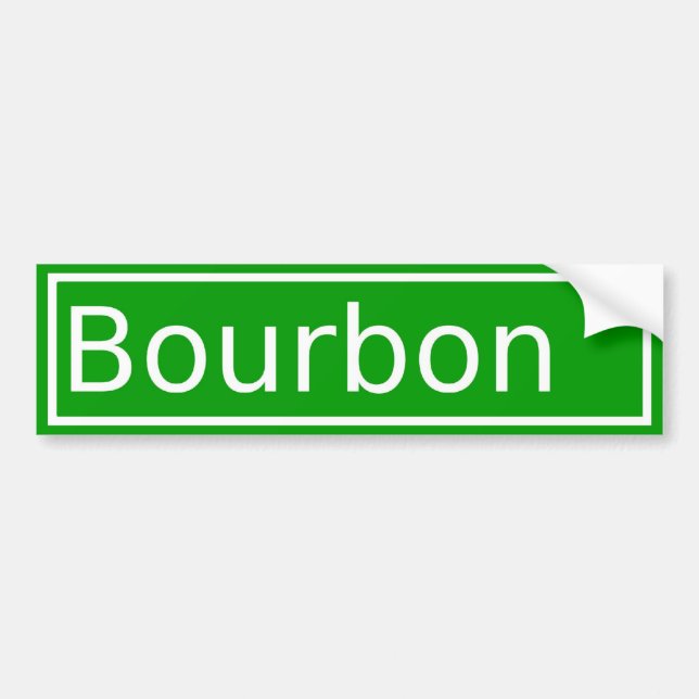 Bourbon Street Bumper Sticker (Front)