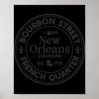 Bourbon Street French Quarter Est 1718 New Orleans