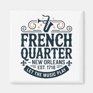 Bourbon Street French Quarter New Orleans Mardi Gr Magnet