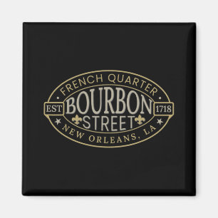 Bourbon Street New Orleans French Quarter Louisian Magnet
