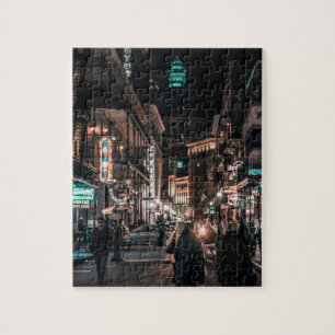 Bourbon Street New Orleans Jigsaw Puzzle