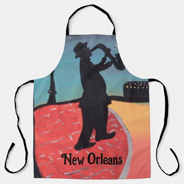 bourbon street new Orleans Louisiana Apron (Front)