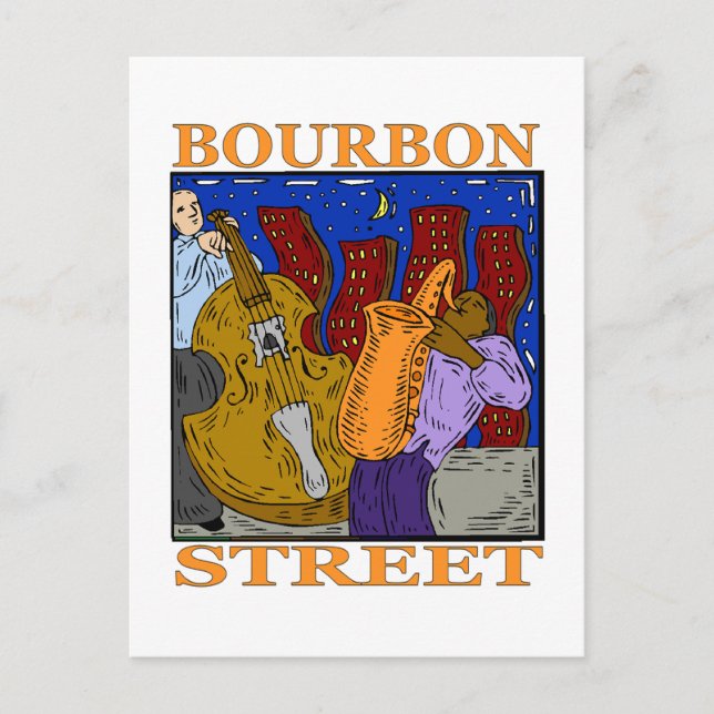 Bourbon Street Postcard (Front)
