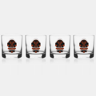 Bourbon Whiskey Art Glass