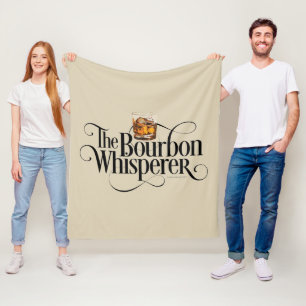 Bourbon Whisperer Fleece Blanket