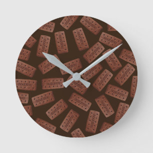 Bourbons Round Clock