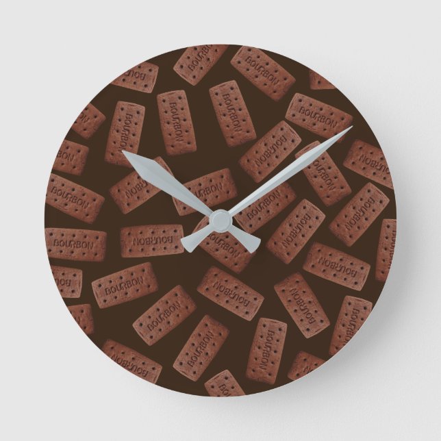 Bourbons Round Clock (Front)