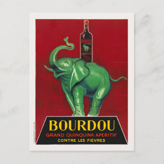 Bourdou Grand Quinquina Apéritif France Vintage Po Postcard