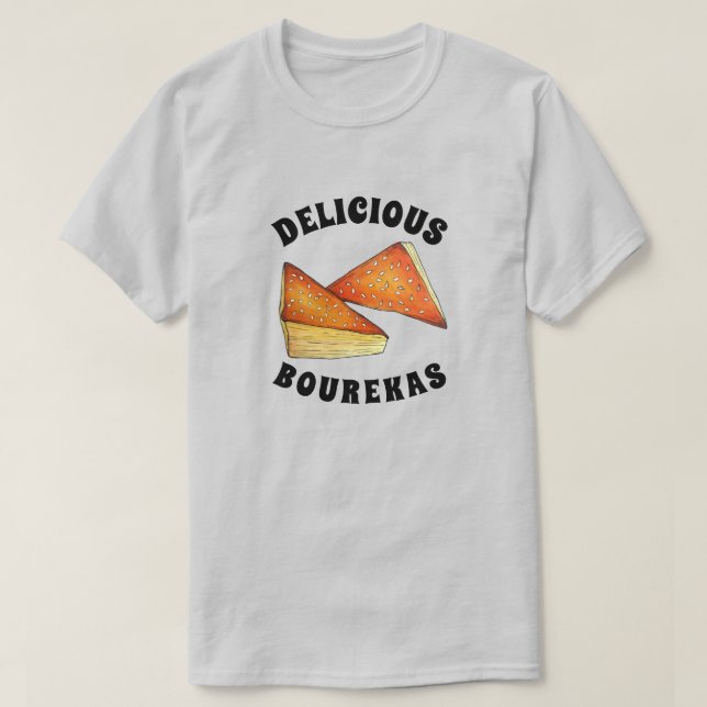 Bourekas Savory Pastry Israeli Food Jewish Cuisine T-Shirt (Design Front)