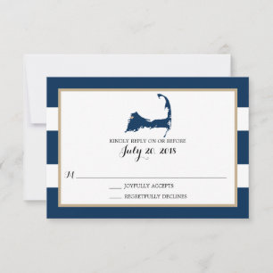Bourne Cape Cod with heart   Wedding RSVP