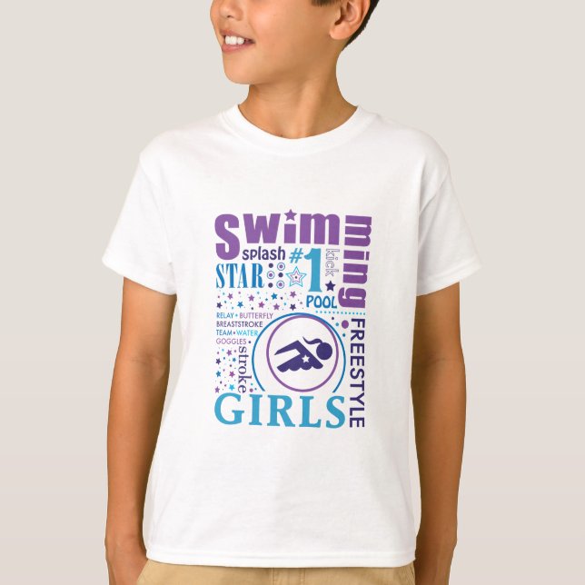 Bourne Swimming T-Shirt (Front)