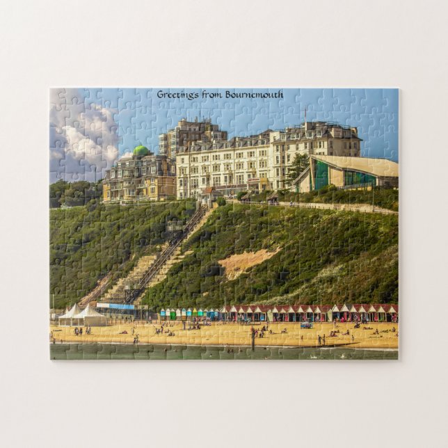 Bournemouth coast. jigsaw puzzle (Horizontal)