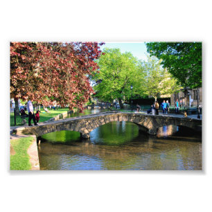 Bourton on the Water Cotswolds England UK Photo Print