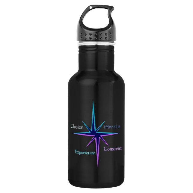 Bouteille d’eau/Water bottle everyday symbols (Front)
