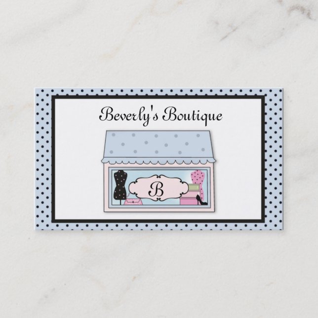 Boutique Business Card (Front)