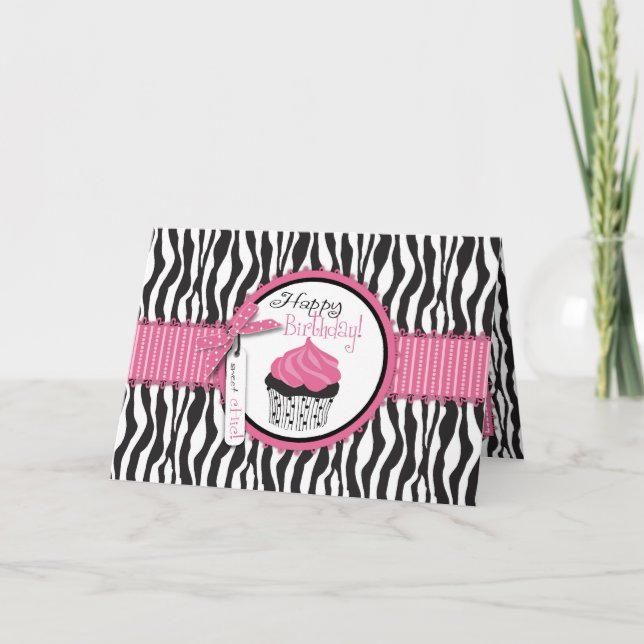 Boutique Chic Cupcakes Card (Front)