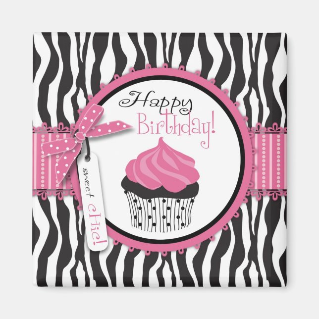 Boutique Chic Cupcakes Magnet B2 (Front)
