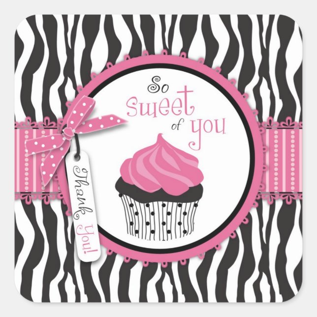 Boutique Chic Cupcakes TY Sticker S2 (Front)