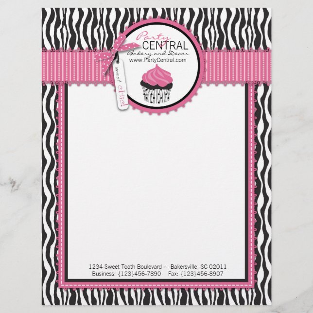 Boutique Chic Letterhead (Front)