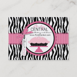 Boutique Chic Pie Bakery Business Card
