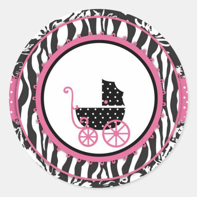 Boutique Chic Sticker2_Hernandez Classic Round Sticker (Front)