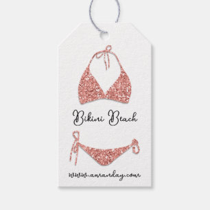 Boutique Clothing Price Shop Qr Rose Bikini Gift Tags
