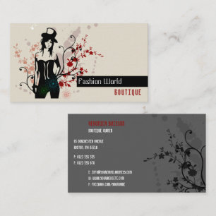 Boutique   Fashion Business Card