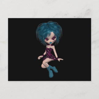 Boutique Gothique Mascot Goth Girl 9 Postcard