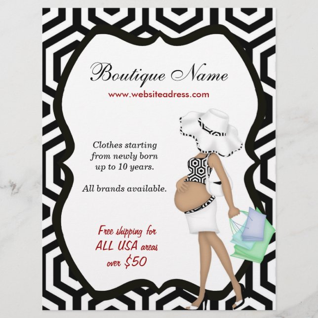 Boutique online flyer (Front)