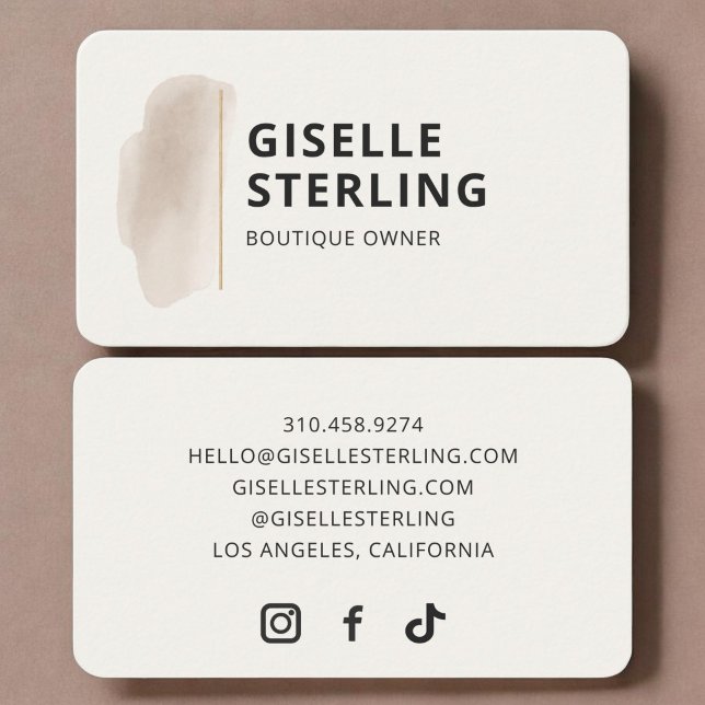 Boutique Owner Business Card (Creator Uploaded)