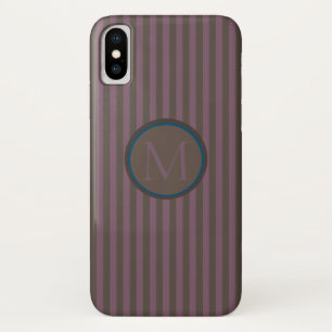 Boutique Stripes (Brand Options) MONOGRAM - Case-Mate iPhone Case