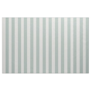 Boutique Stripes - Fabric White Mint Green Grey
