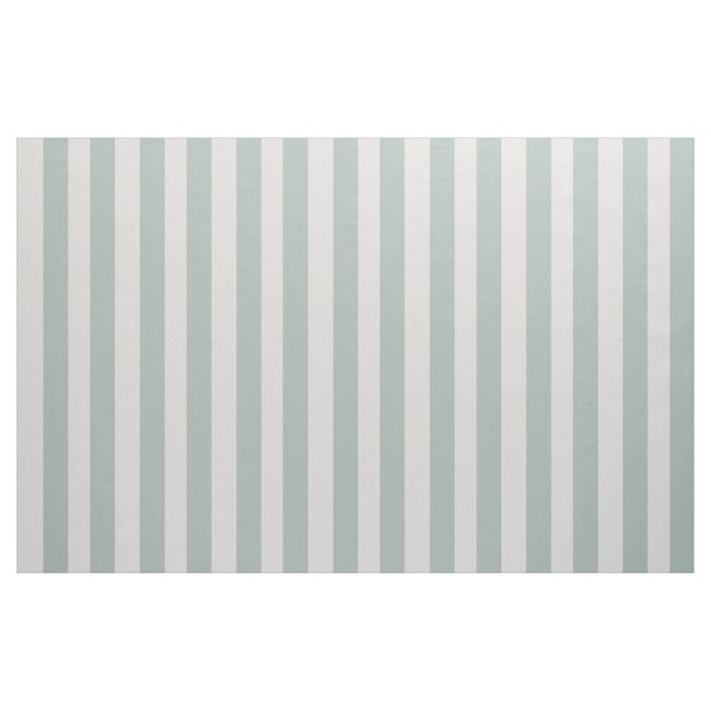 Boutique Stripes - Fabric White Mint Green Grey (Fat Quarter)