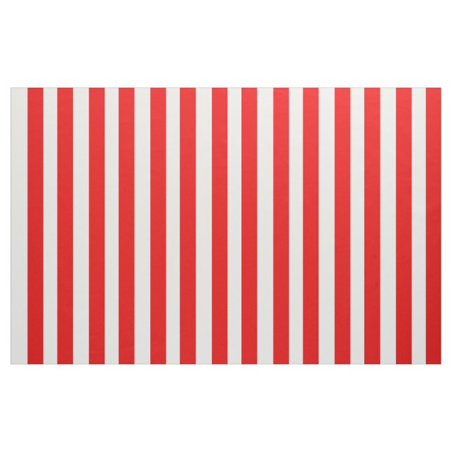 Boutique Stripes - Fabric White Red (Fat Quarter)