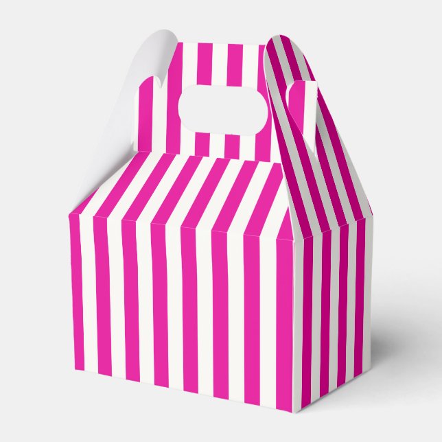 Boutique Stripes - Favour Boxes Gable 2x2 (Front Side)
