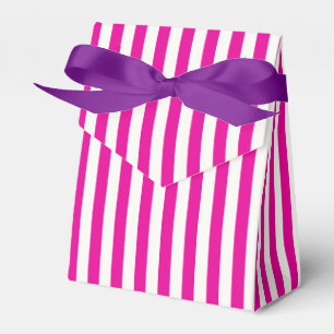 Boutique Stripes - Favour Boxes Tent with Ribbon