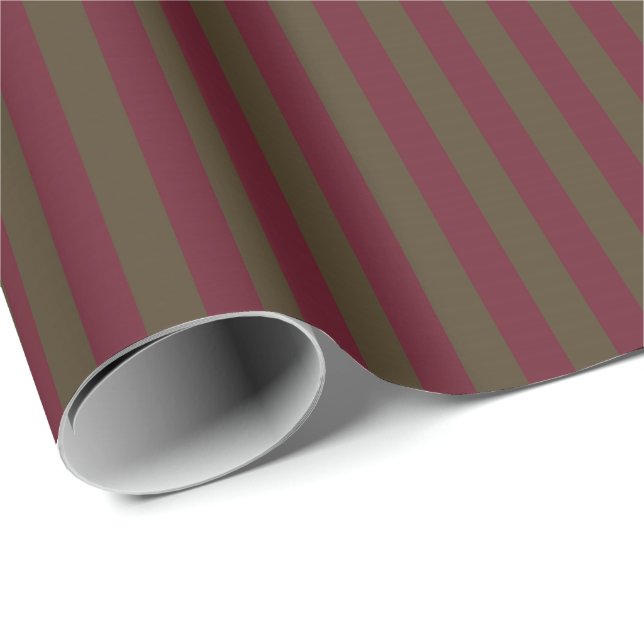 Boutique Stripes ~ Roll Gift Wrap Paper Matte (Roll Corner)