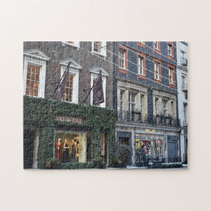 Boutiques along Bruton Street, Mayfair, London, UK Jigsaw Puzzle